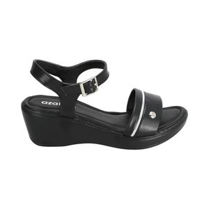 Sandalias Azaleia Eva-825 Negro C/Plata