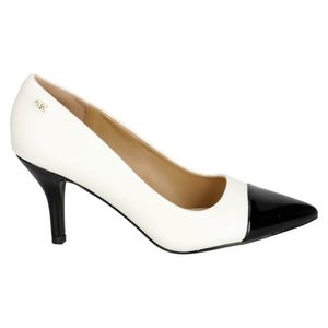 Stiletto Azaleia Aida-003 Blanco/Negro